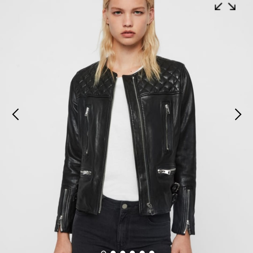 All Saints leather jacket